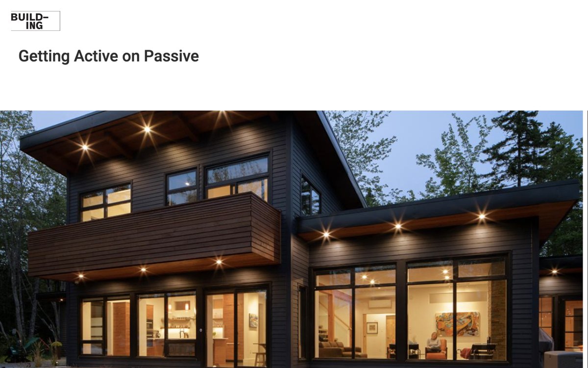 BUILDING magazine feature on Passive House construction